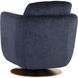 Gilley Bergen Navy Swivel Lounge Chair, Swivel